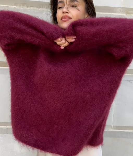 Oversized Sweater Mohair Blend